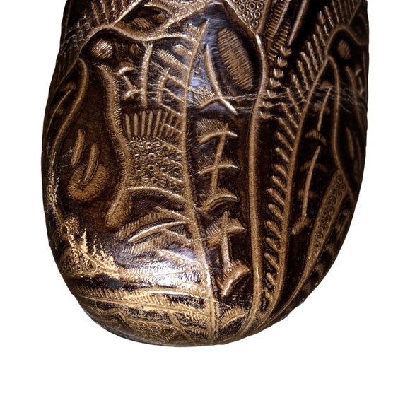 Dansko Brown Leather Tooled Clog - Picture 14 of 16